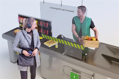 Подвесной защитный экран - фото 4772